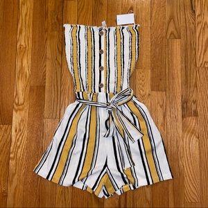 NWT Striped Romper